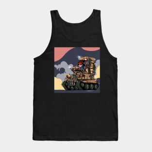 heavy machine gun in heavy arms ecopop tank tank tank Tank Top